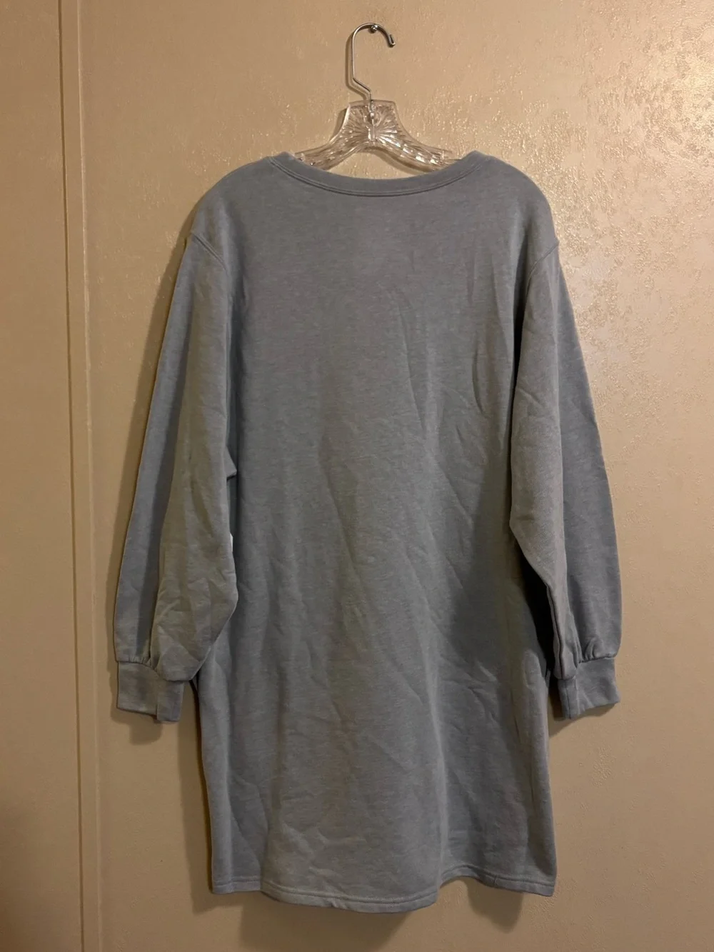 NWT Time and Tru Women's Maternity French Terry Sweatshirt Pocket Dress sz M